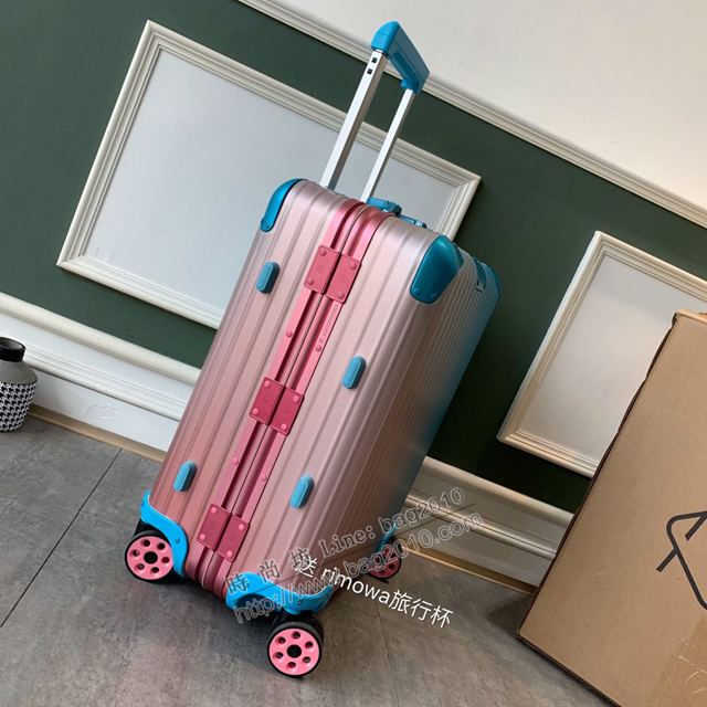 Rimowa拉杆箱 66650 Alex Israel X rimowa行李箱 全鋁鎂合金 日默瓦拉箱 新款聯名旅行箱xzx1157
